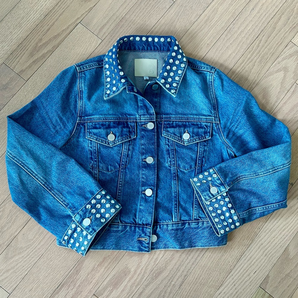 AG Jeans- Studded Denim Jacket